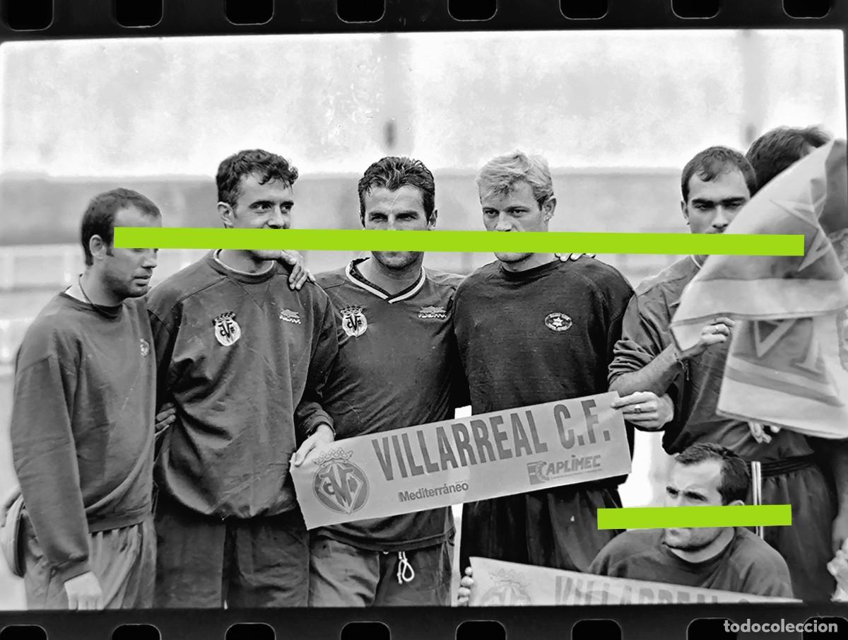 Fotograf&iacute;a antigua: Negativo de fotograf&iacute;a. Villarreal club de f&uacute;tbol. 1998 a&ntilde;o del ascenso.