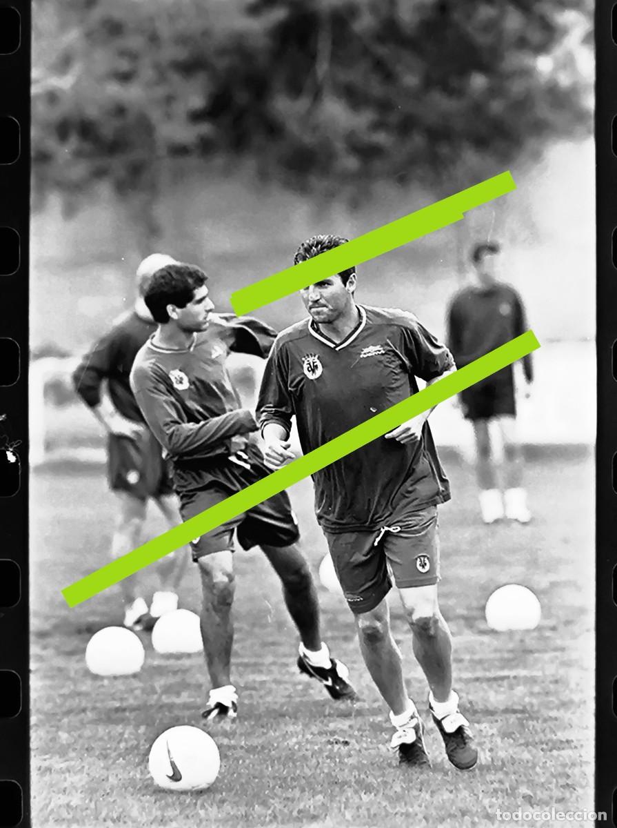Fotografia antiga: Negativo de fotograf&iacute;a. Villarreal club de f&uacute;tbol. 1998 a&ntilde;o del ascenso.