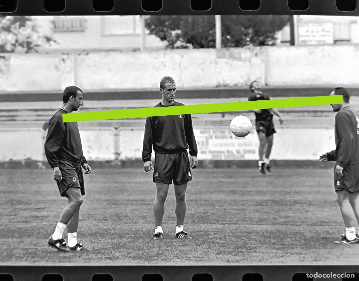 Fotografia antiga: Negativo de fotograf&iacute;a. Villarreal club de f&uacute;tbol. 1998 a&ntilde;o del ascenso.