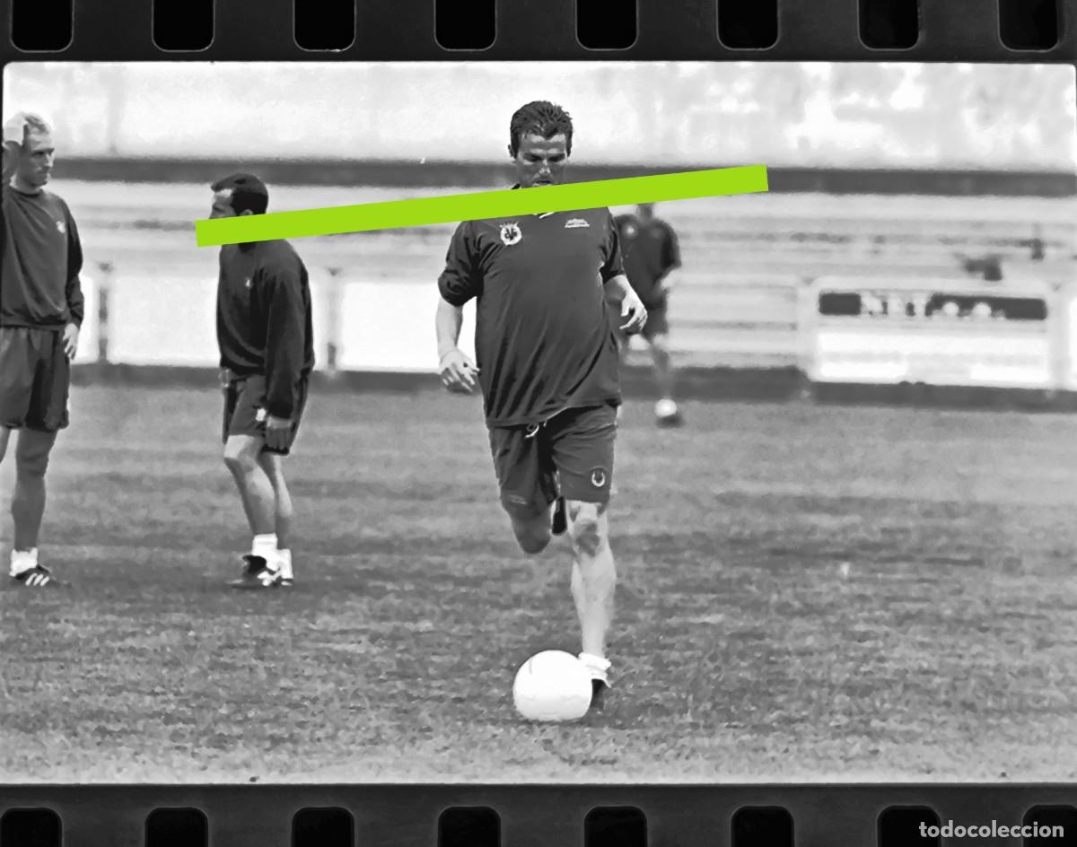 Fotografia antiga: Negativo de fotograf&iacute;a. Villarreal club de f&uacute;tbol. 1998 a&ntilde;o del ascenso.