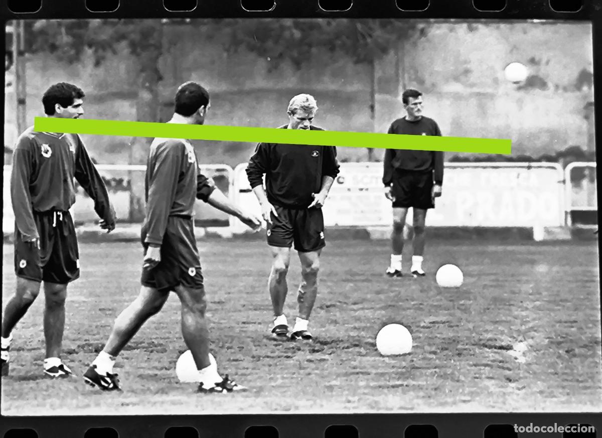 Fotografia antiga: Negativo de fotograf&iacute;a. Villarreal club de f&uacute;tbol. 1998 a&ntilde;o del ascenso.