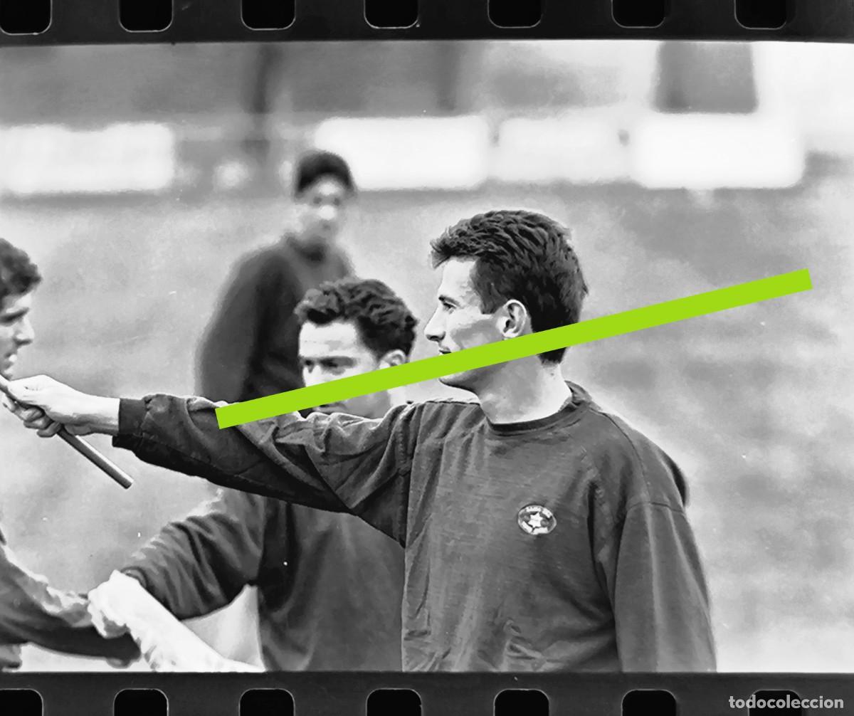 Fotografia antiga: Negativo de fotograf&iacute;a. Villarreal club de f&uacute;tbol. 1998 a&ntilde;o del ascenso.