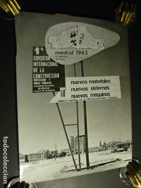 Fotograf&iacute;a antigua: MADRID I EXPOSICION INTERNACIONAL DE LA CONSTRUCCION 1962 ANTIGUA FOTOGRAFIA ORIGINAL 18 X 24 CM