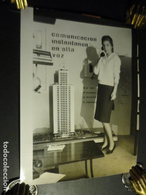 Fotograf&iacute;a antigua: MADRID I EXPOSICION INTERNACIONAL DE LA CONSTRUCCION 1962 ANTIGUA FOTOGRAFIA ORIGINAL 18 X 24 CM