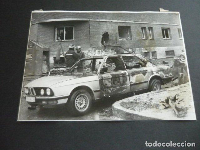 Fotograf&iacute;a antigua: MADRID PRINCIPE DE VERGARA JUAN BRAVO ATENTADO TERRORISTA ETA GUARDIA CIVIL FOTOGRAFIA 24 X 18 CM
