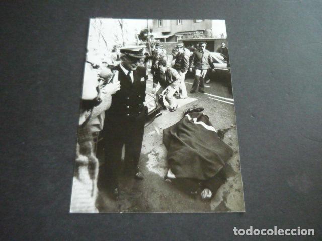 Fotograf&iacute;a antigua: MADRID ATENTADO TERRORISTA ETA CRISTOBAL COLON DE CARVAJAL FOTOGRAFIA 17,5 X 12,5 CM