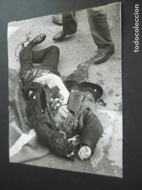 Fotograf&iacute;a antigua: MADRID ATENTADO TERRORISTA ETA CRISTOBAL COLON DE CARVAJAL FOTOGRAFIA 18 X 24 CM
