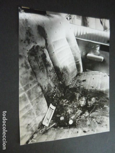 Fotograf&iacute;a antigua: MADRID ATENTADO TERRORISTA ETA CRISTOBAL COLON DE CARVAJAL FOTOGRAFIA 18 X 24 CM