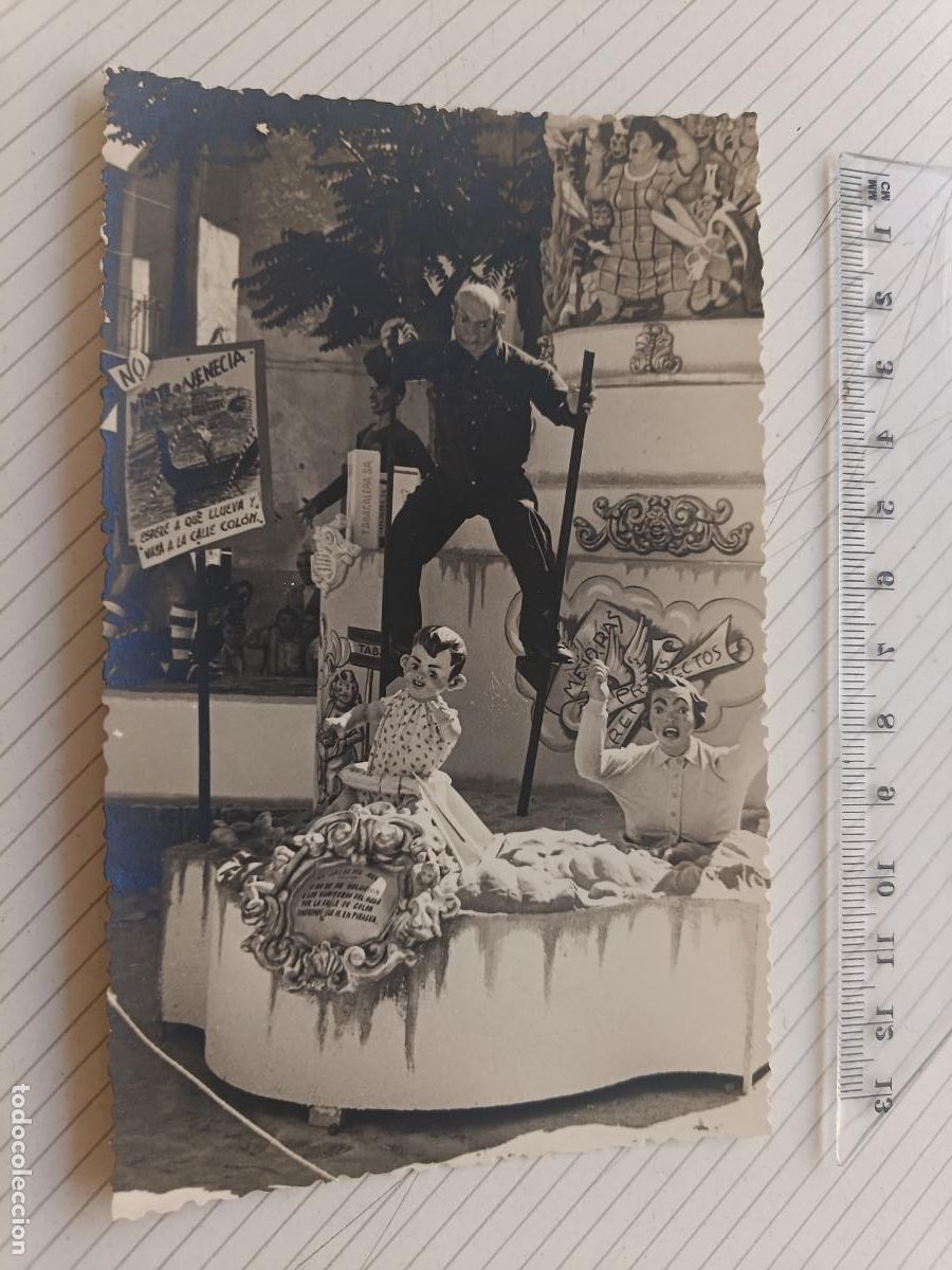 Antique Photography: Elda, Alicante. Falla. Penalva y Carlson fot&oacute;grafo 1958