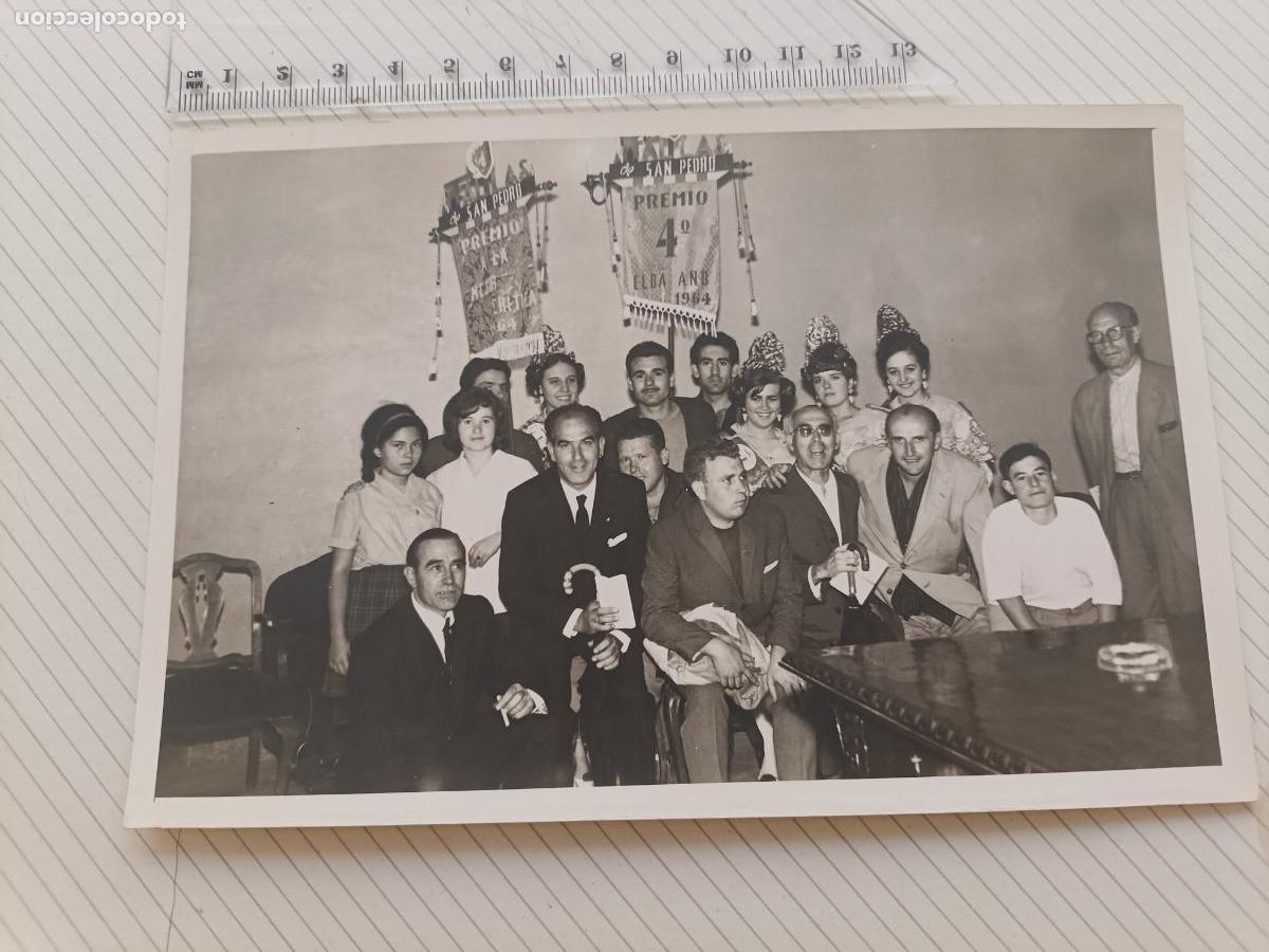 Fotograf&iacute;a antigua: Elda, Alicante. Falla El Trinquete. 1964