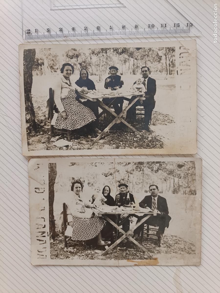 Fotografia antiga: La Ca&ntilde;ada, Valencia. 2 postales fotogr&aacute;ficas