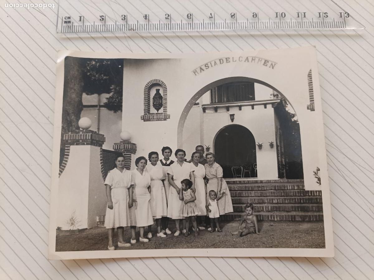 Fotograf&iacute;a antigua: Valencia. Masia del Carmen, Massarrojos
