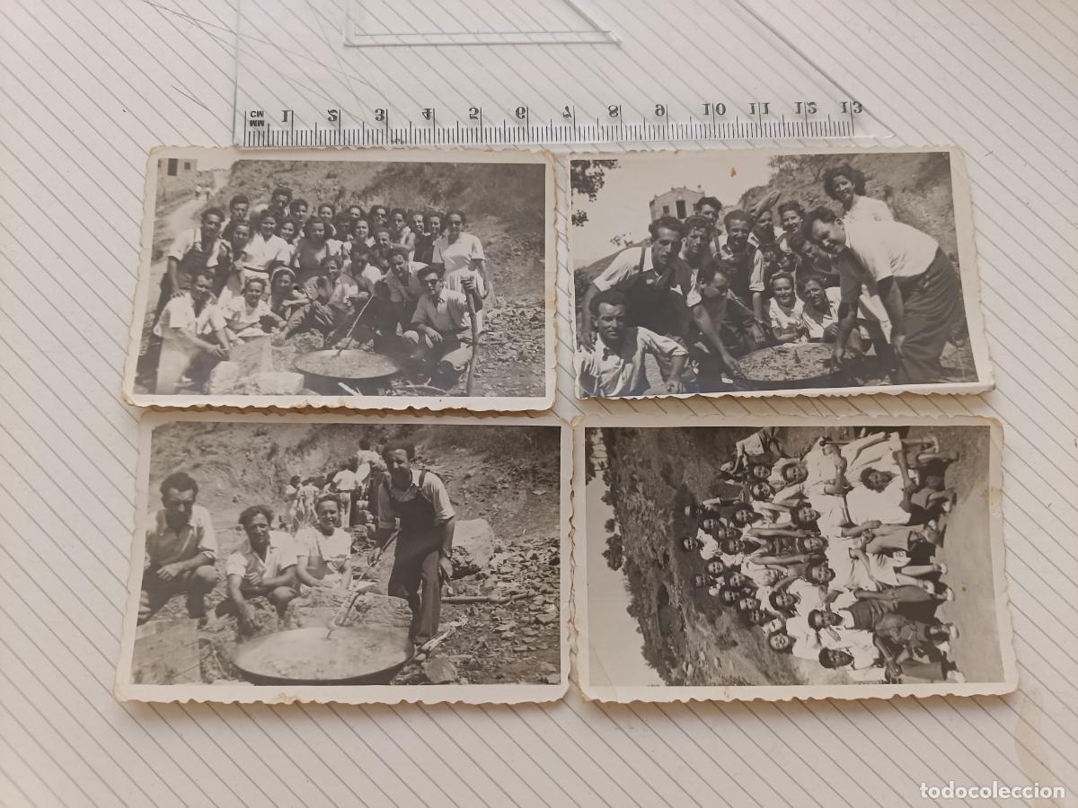 Fotograf&iacute;a antigua: Barraix, Castell&oacute;n. 4 fotos de 8-8-1948