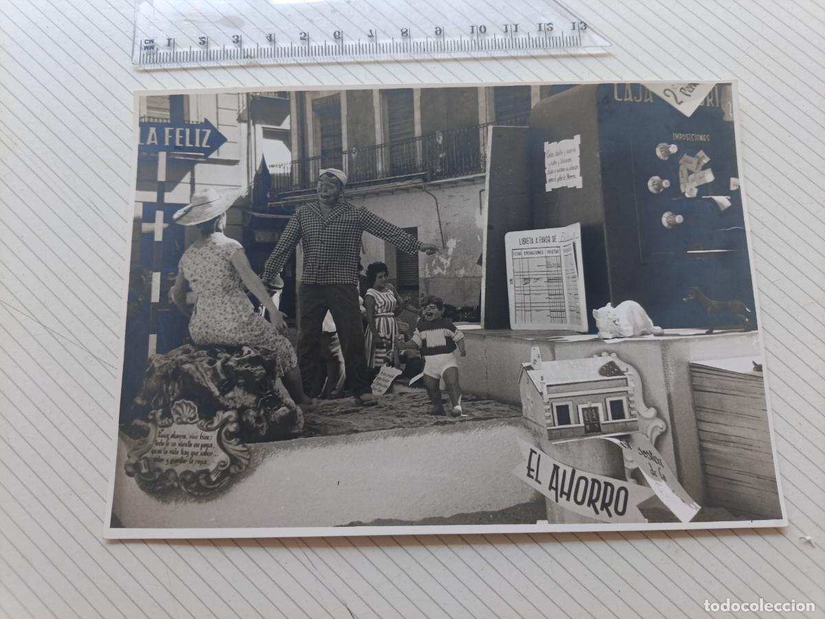 Fotograf&iacute;a antigua: Elda, Alicante. Falla. Fotos Montesinos