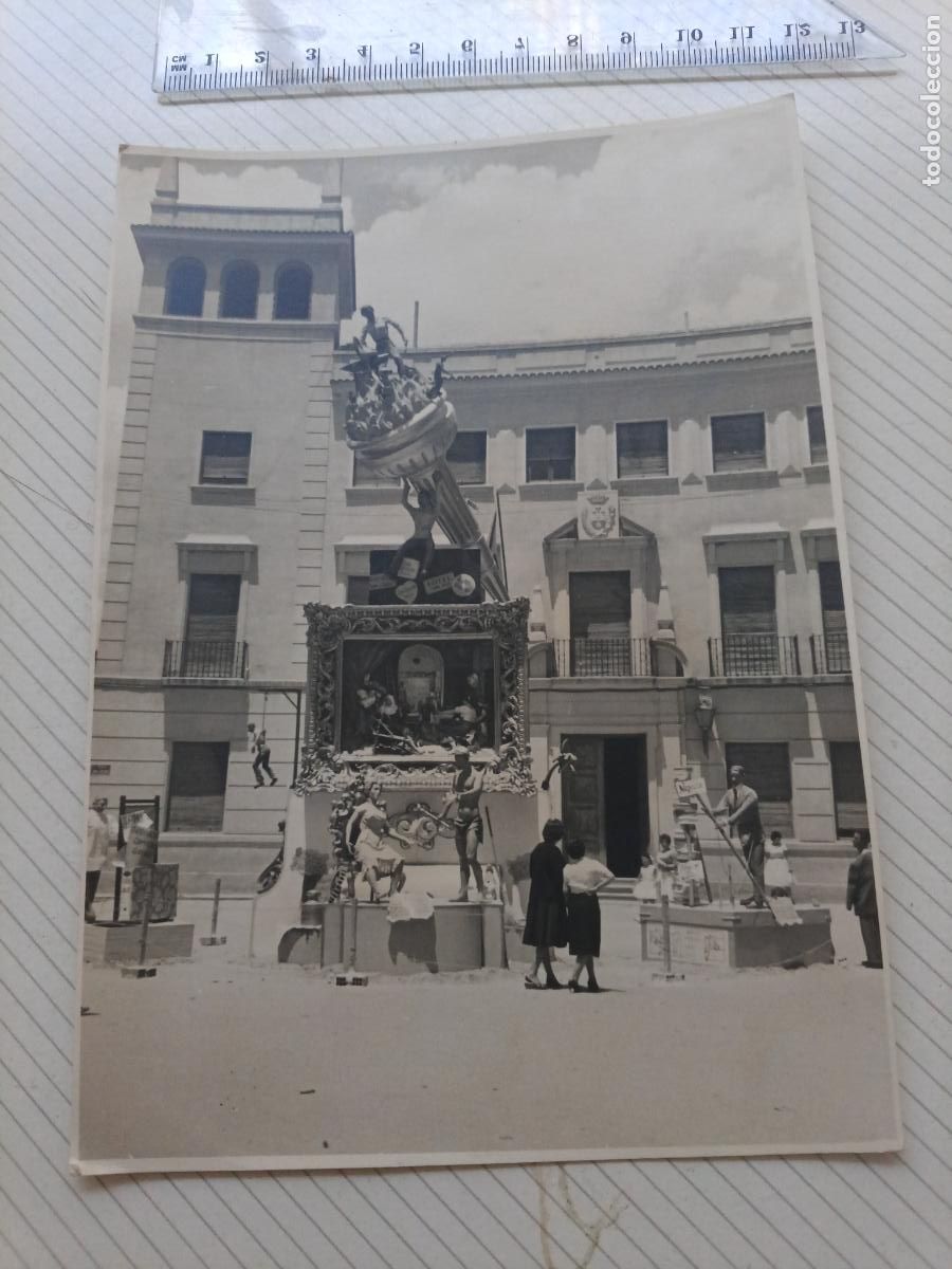 Fotograf&iacute;a antigua: Elda, Alicante. Falla. Fotos Montesinos. 1963