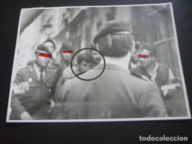 Fotograf&iacute;a antigua: BILBAO DETENCION ASESINO ASESINATO ANTIGUA FOTOGRAFIA 24 X 17 CM