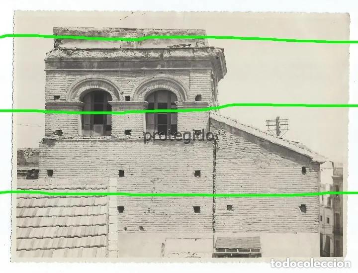 Fotograf&iacute;a antigua: MURCIA. CONTRASTE DE LA SEDA. VISTA DE LA PARTE POSTERIOR DE LA TORRE MIRADOR DEL EDIFICIO.
