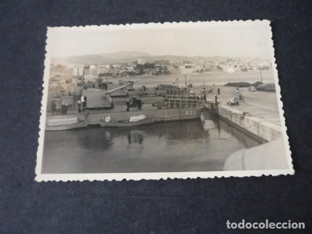 Photographie ancienne: CA&Ntilde;ONEROS DE LA ARMADA ANTIGUA FOTOGRAFIA 7,5 X 11 CM
