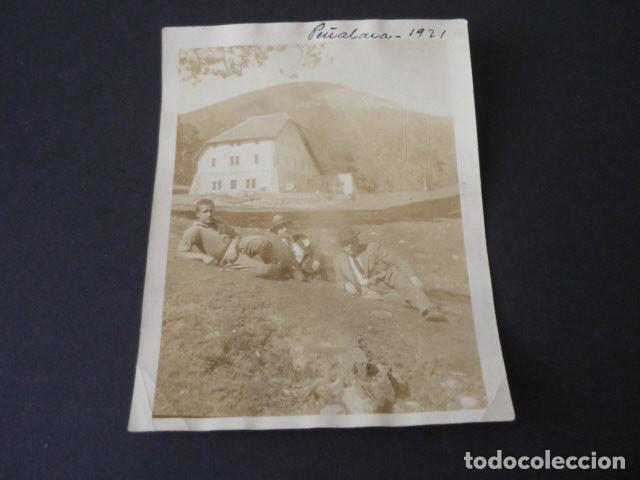 Photographie ancienne: PE&Ntilde;ALARA SIERRA DE GUADARRAMA MADRID 1921 ANTIGUA FOTOGRAFIA 8,5 X 11 CM
