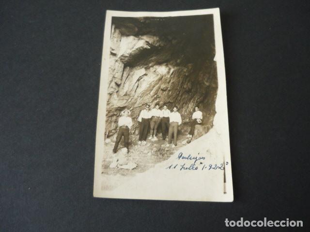 Photographie ancienne: PEDRIZA DEL MANZANARES MADRID CUEVA DE LA MORA 1922 ANTIGUA FOTOGRAFIA 8,5 X 9 CM
