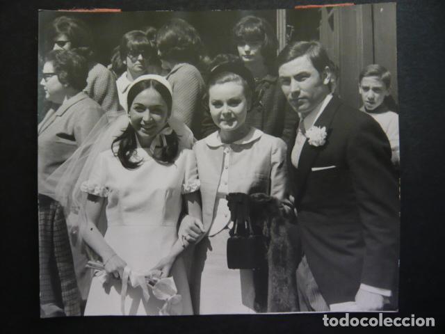 Fotograf&iacute;a antigua: FERNANDO ABIZANDA EN SU BODA CON MARIA CRISTINA GARCIA ANTIGUA FOTOGRAFIA 13 X 12 CM