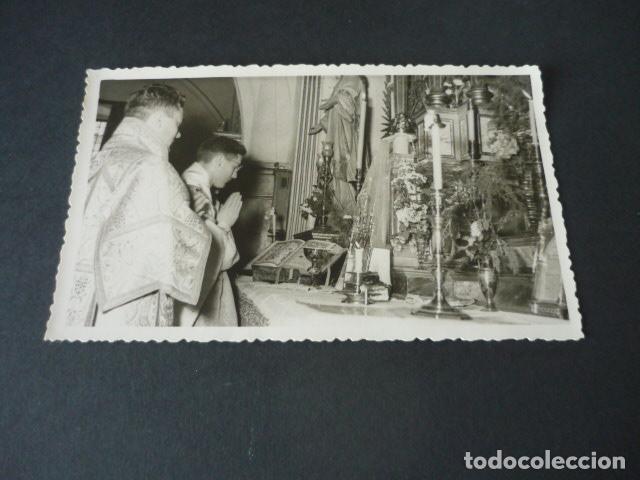 Alte Fotografie: VILLAFRANCA DE LOS CABALLEROS TOLEDO PRIMERA MISA ANTIGUA FOTOGRAFIA MEDINA FOTOGRAFO HERENCIA