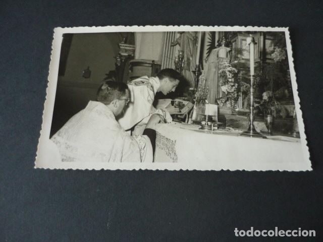Fotografia antiga: VILLAFRANCA DE LOS CABALLEROS TOLEDO PRIMERA MISA ANTIGUA FOTOGRAFIA MEDINA FOTOGRAFO HERENCIA
