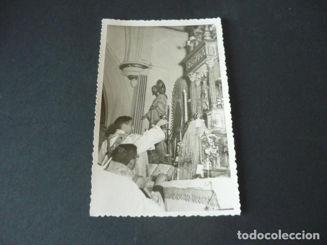 Fotograf&iacute;a antigua: VILLAFRANCA DE LOS CABALLEROS TOLEDO PRIMERA MISA ANTIGUA FOTOGRAFIA MEDINA FOTOGRAFO HERENCIA