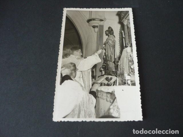 Fotograf&iacute;a antigua: VILLAFRANCA DE LOS CABALLEROS TOLEDO PRIMERA MISA ANTIGUA FOTOGRAFIA MEDINA FOTOGRAFO HERENCIA