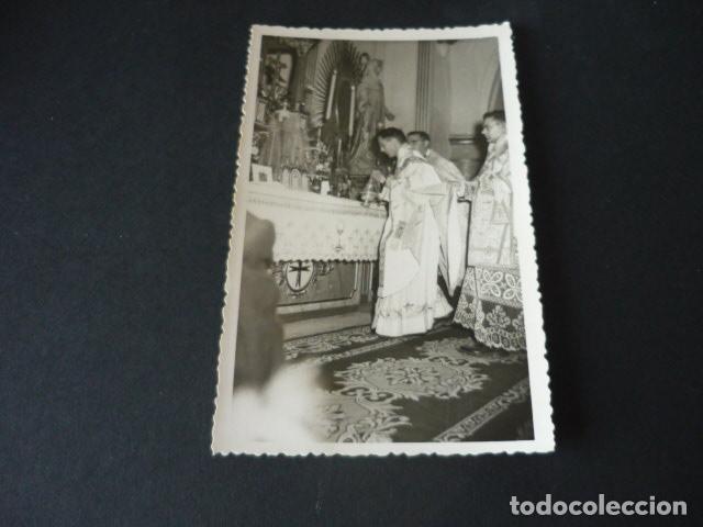 Fotograf&iacute;a antigua: VILLAFRANCA DE LOS CABALLEROS TOLEDO PRIMERA MISA ANTIGUA FOTOGRAFIA MEDINA FOTOGRAFO HERENCIA