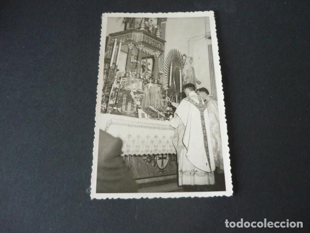 Fotograf&iacute;a antigua: VILLAFRANCA DE LOS CABALLEROS TOLEDO PRIMERA MISA ANTIGUA FOTOGRAFIA MEDINA FOTOGRAFO HERENCIA