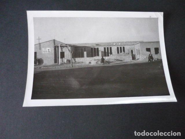 Fotograf&iacute;a antigua: PUERTOLLANO CIUDAD REAL PARROQUIA DE SAN ANTONIO ANTIGUA FOTOGRAFIA 9 X 13 CM