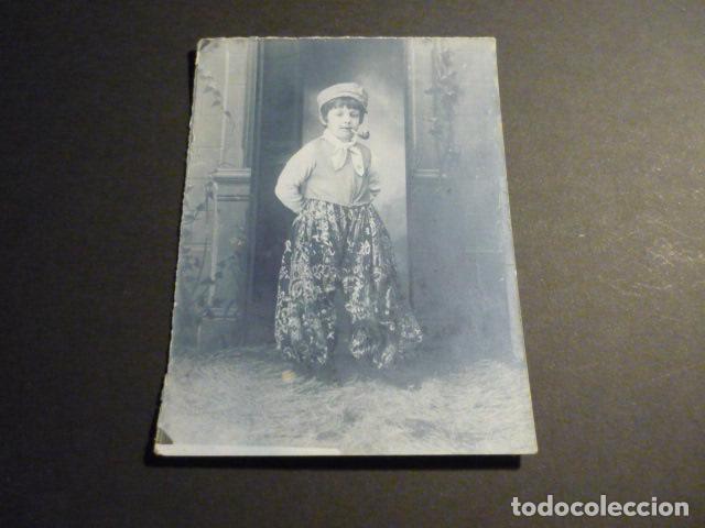 Fotografia antica: NI&Ntilde;O DISFRAZADO DE MARINERO FOTOGRAFIA 8,5 X 11,5 CM