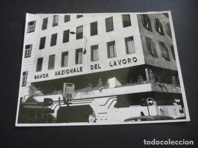 Photographie ancienne: MADRID BANCA NACIONALE DEL LAVORO FOTOGRAFIA ORIGINAL 18 X 24 CM