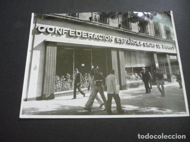 Antique Photography: MADRID CONFEDERACION ESPA&Ntilde;OLA DE CAJAS DE AHORROS FOTOGRAFIA ORIGINAL 18 X 24 CM