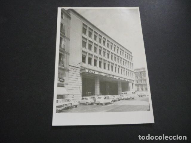 Antique Photography: MADRID CAJA DE AHORROS Y MONTE DE PIEDAD FOTOGRAFIA ORIGINAL 18 X 13 CM