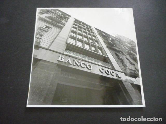 Antique Photography: MADRID GRAN VIA BANCO COCA FOTOGRAFIA ORIGINAL 18 X 18 CM