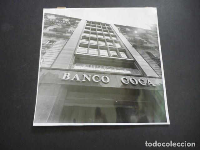 Antique Photography: MADRID GRAN VIA BANCO COCA FOTOGRAFIA ORIGINAL 18 X 18 CM