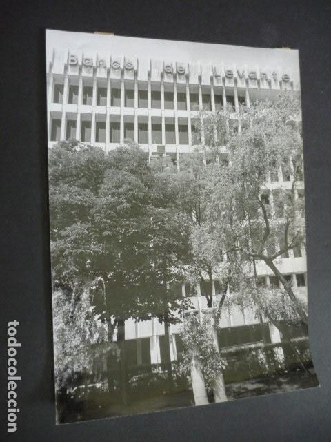 Antique Photography: MADRID BANCO DE LEVANTE FOTOGRAFIA ORIGINAL 18 X 24 CM