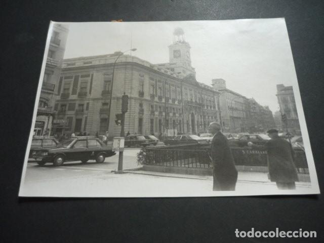 Fotografia antica: MADRID PUERTA DEL SOL MINISTERIO DE GOBERNACION FOTOGRAFIA ORIGINAL 18 X 24 CM