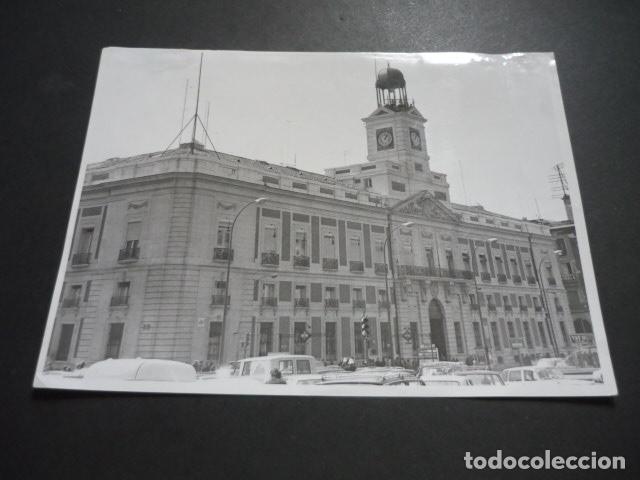 Fotografia antica: MADRID PUERTA DEL SOL MINISTERIO DE GOBERNACION FOTOGRAFIA ORIGINAL 18 X 24 CM