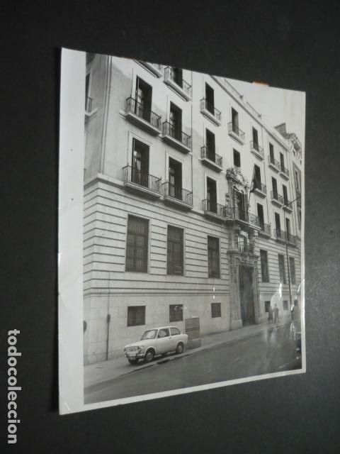 Fotograf&iacute;a antigua: MADRID CALLE DE ALCALA MINISTERIO DE HACIENDA FOTOGRAFIA ORIGINAL 18 X 24 CM