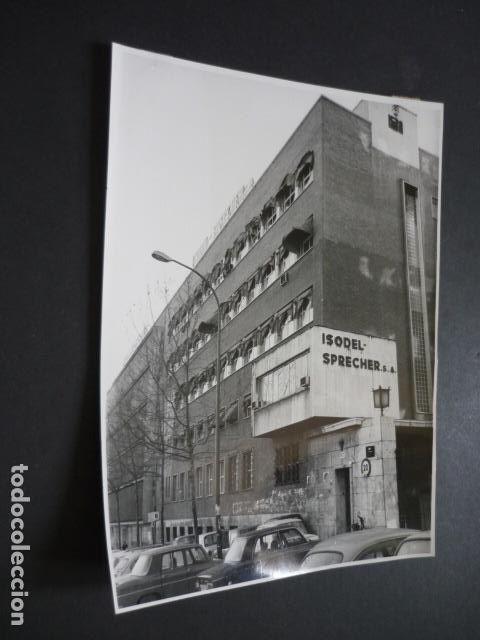 Fotografia antiga: MADRID CALLE MENDEZ ALVARO SEDE EMPRESA ISODEL FOTOGRAFIA ORIGINAL 18 X 24 CM