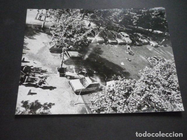 Photographie ancienne: MADRID ATENTADO TERRORISTA ETA CONTRA EL MINISTERIO DE DEFENSA FOTOGRAFIA ORIGINAL 24 X 18 CM