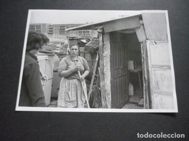 Alte Fotografie: MADRID PLAZA ELIPTICA CHABOLAS PAULA DIAZ FOTOGRAFIA ORIGINAL 13 X 18 CM