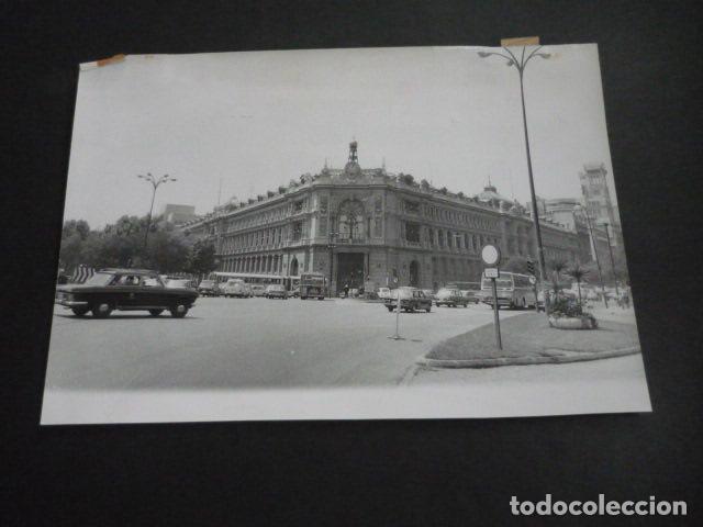 Alte Fotografie: MADRID BANCO DE ESPA&Ntilde;A FOTOGRAFIA ORIGINAL 24 X 18 CM