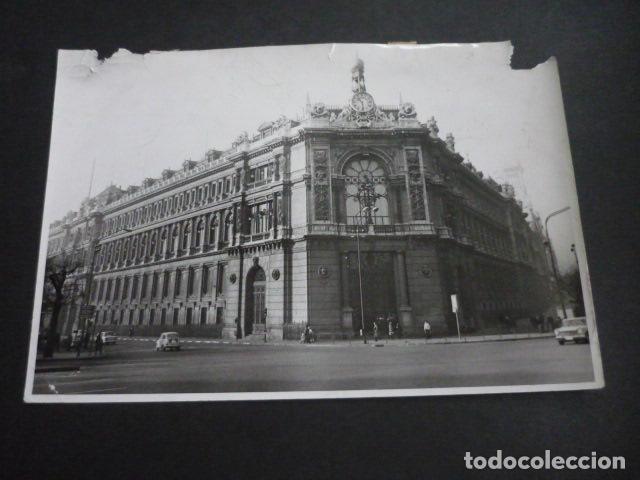 Fotografia antica: MADRID BANCO DE ESPA&Ntilde;A FOTOGRAFIA ORIGINAL 24 X 18 CM
