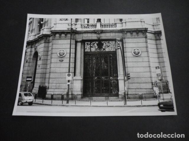 Fotografia antica: MADRID BANCO DE ESPA&Ntilde;A FOTOGRAFIA ORIGINAL 24 X 18 CM