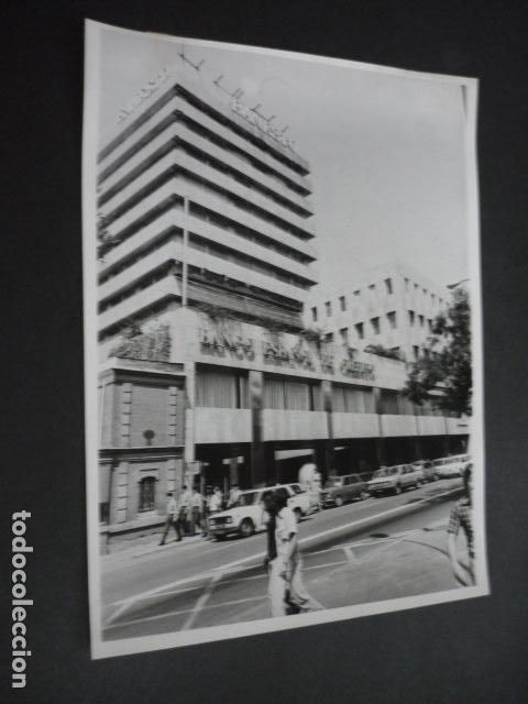 Antique Photography: MADRID PASEO DE LA CASTELLANA BANCO ESPA&Ntilde;OL DE CREDITO FOTOGRAFIA ORIGINAL 24 X 18 CM