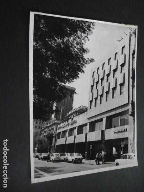 Antique Photography: MADRID PASEO DE LA CASTELLANA BANCO ESPA&Ntilde;OL DE CREDITO FOTOGRAFIA ORIGINAL 24 X 18 CM
